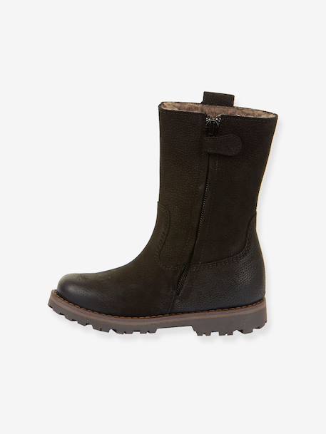 Girls' MAXINE TEX FRODDO boots black+night blue+petrol blue - vertbaudet enfant 