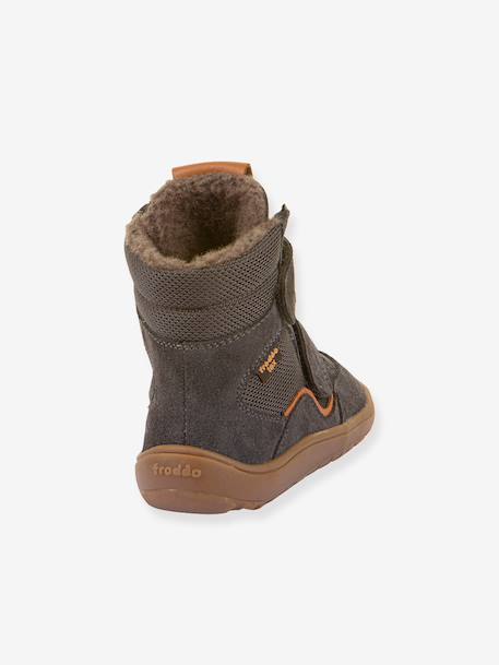 Bottes d'hiver pieds nus enfants BAREFOOT TEX WINTER Froddo bleu nuit+bordeaux+gris ardoise+noir+olive - vertbaudet enfant 