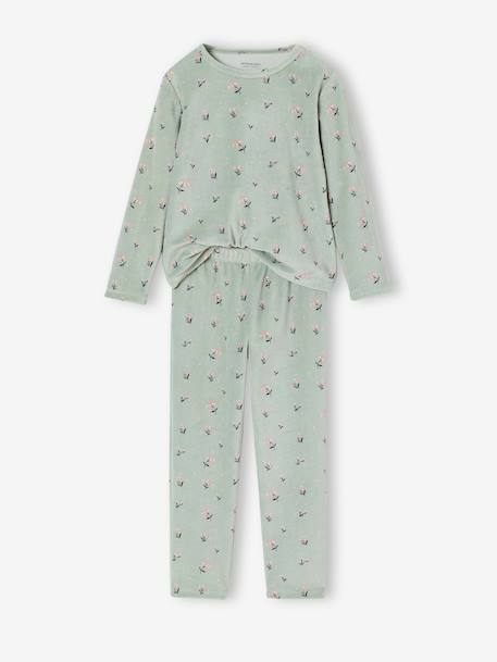 Lot de 2 pyjamas fille vieux rose - vertbaudet enfant 