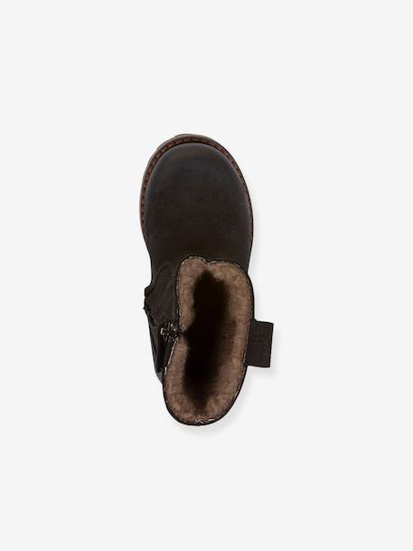 Girls' MAXINE TEX FRODDO boots black+night blue+petrol blue - vertbaudet enfant 