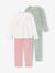 Lot de 2 pyjamas fille vieux rose - vertbaudet enfant 