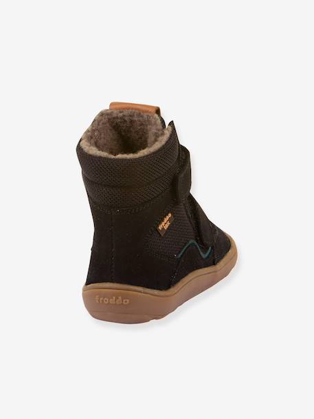 Bottes d'hiver pieds nus enfants BAREFOOT TEX WINTER Froddo bleu nuit+bordeaux+gris ardoise+noir+olive - vertbaudet enfant 