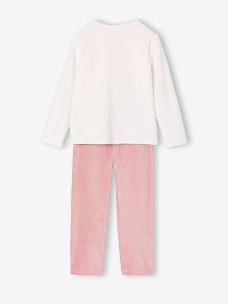 Lot de 2 pyjamas fille vieux rose - vertbaudet enfant 