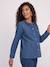Maternity and nursing shirt medium blue - vertbaudet enfant 