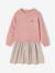 2-in-1 long-sleeved dress for girls plum+rosy - vertbaudet enfant 