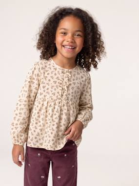 Blouse manches longues fille - vertbaudet enfant Blouse manches longues fille - vertbaudet enfant