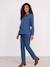 Maternity and nursing shirt medium blue - vertbaudet enfant 