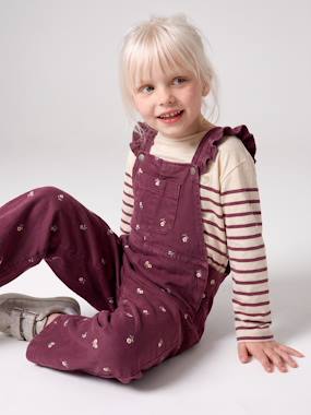 Long Sleeve Striped Top for Girls - vertbaudet enfant -Long Sleeve Striped Top for Girls