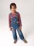 Wide-Leg Denim Dungarees for Girls black denim+denim grey+medium blue+stone - vertbaudet enfant 