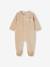 Koala Sleepsuit in Velour, for Babies marl beige+marl grey - vertbaudet enfant 