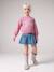 Frilled denim skirt for girls denim blue - vertbaudet enfant 