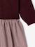 Robe 2 en 1 manches longues fille plum+rosy - vertbaudet enfant 