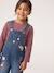 Long-sleeved T-shirt for girls mauve+plum - vertbaudet enfant 