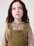 Fancy Top, Elasticated Ruffled Neckline, for Girls ecru+navy blue+vanilla - vertbaudet enfant 