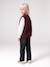 Sleeveless Sherpa Jacket for Girls blush+plum+vanilla - vertbaudet enfant 