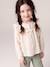 Long-sleeved shirt for girls rosy+slate blue+vanilla - vertbaudet enfant 