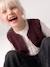Sleeveless Sherpa Jacket for Girls blush+plum+vanilla - vertbaudet enfant 