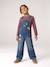 Wide-Leg Denim Dungarees for Girls black denim+denim grey+medium blue+stone - vertbaudet enfant 