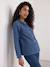 Maternity and nursing shirt medium blue - vertbaudet enfant 