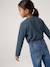 Long-sleeved T-shirt for girls green+ink blue+pale pink - vertbaudet enfant 