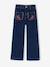 Wide-leg jeans for girls deep blue - vertbaudet enfant 