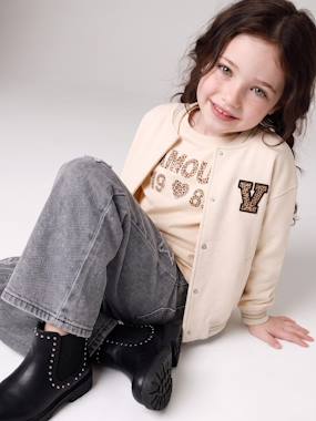 T-shirt manches longues fille - vertbaudet enfant Fille-T-shirt manches longues fille