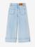 Wide-leg jeans for girls bleached denim - vertbaudet enfant 