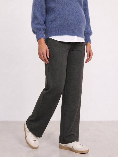 Maternity knit trousers grey - vertbaudet enfant 