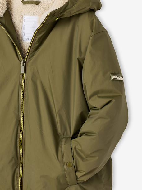 Coupe vent long enfant garçon olive - vertbaudet enfant 