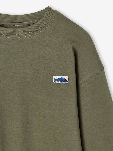 T-shirt manches longues garçon lichen - vertbaudet enfant 