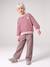 Wide-leg trousers for girls mauve+purple clover - vertbaudet enfant 