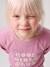 Sweatshirt with front motif for girls mauve - vertbaudet enfant 