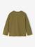 Long-sleeved T-shirt with slogan print for boys anthracite+pistachio+yellow - vertbaudet enfant 