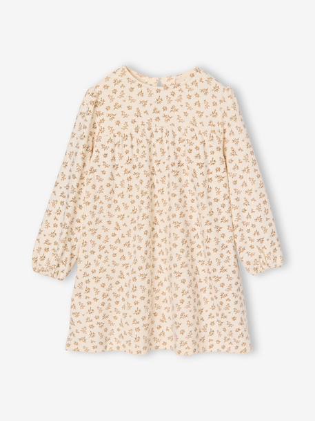 3-piece dress set for girls ecru+mauve - vertbaudet enfant 
