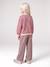 Wide-leg trousers for girls mauve+purple clover - vertbaudet enfant 