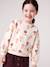 Round-neck sweatshirt for girls ecru+ivory+pale pink+taupe - vertbaudet enfant 