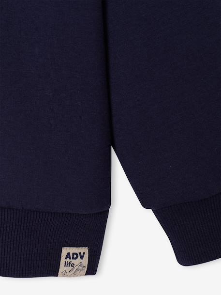 Crew neck sweatshirt for boys navy blue - vertbaudet enfant 