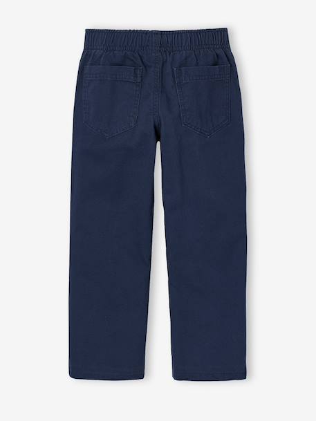 Pantalon large garçon bleu nuit+kaki - vertbaudet enfant 