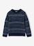 Knit jumper Jacquard for boys navy blue - vertbaudet enfant 
