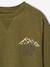 T-shirt manches longues garçon anthracite+jaune+pistache - vertbaudet enfant 