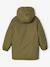 Long hooded windbreaker for boys olive - vertbaudet enfant 