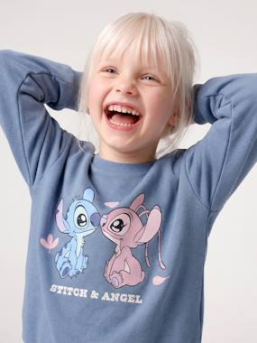 Stitch and Angel sweatshirt for girls - vertbaudet enfant -Stitch and Angel sweatshirt for girls