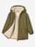 Coupe vent long enfant garçon olive - vertbaudet enfant 