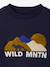 Crew neck sweatshirt for boys navy blue - vertbaudet enfant 