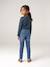 Jean slim fille morpho médium bleu clair+bleu moyen - vertbaudet enfant 
