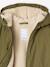 Long hooded windbreaker for boys olive - vertbaudet enfant 