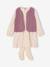 3-piece dress set for girls ecru+mauve - vertbaudet enfant 