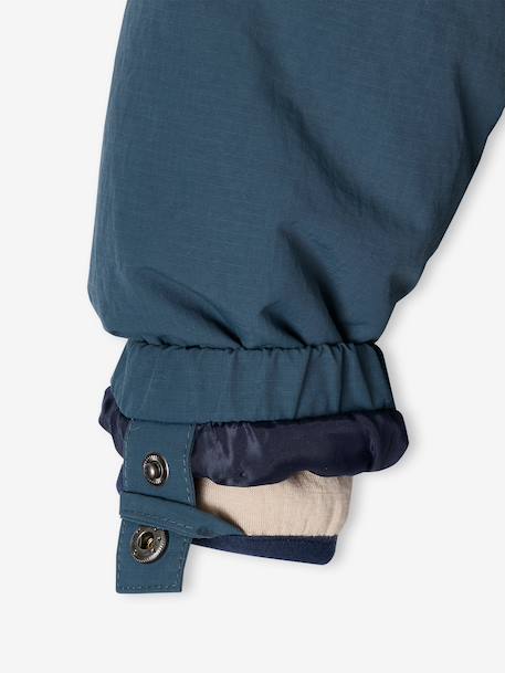 Parka 3 en 1 garçon amovible bleu ardoise+noix de pécan - vertbaudet enfant 