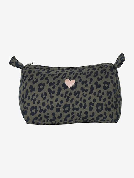 Sac à langer évolutif 24 ou 48h léopard personnalisable beige+kaki - vertbaudet enfant 