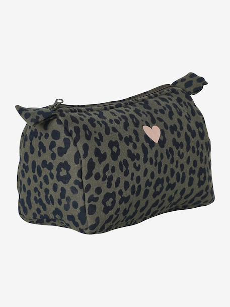 Leopard 24 or 48-Hour Changing Bag, ENVIE DE FRAISE beige+khaki - vertbaudet enfant 
